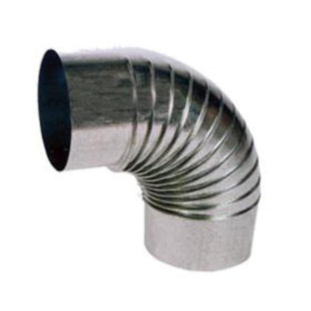 ESTUFA CODO GALVANIZADO RIZADO 90º DE 110 CG11090 (04)