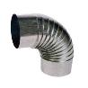 ESTUFA CODO GALVANIZADO RIZADO 90º DE 125 CG12590 (05)