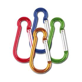 MOSQUETON ALUMINIO COLOR 6 X 60 (CAJA 25 UNIDADES)