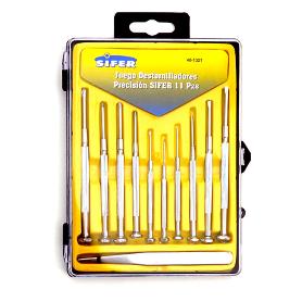 SIFER JUEGO 11 DESTORNILLADORES PRECISION RELOJERO