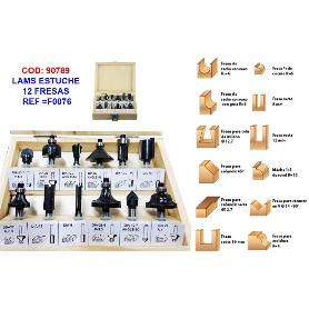 LAMS ESTUCHE 12 FRESAS               F0076