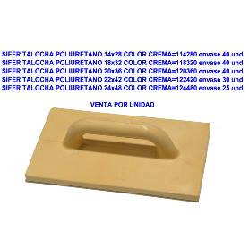 SIFER FINSTOCK TALOCHA POLIURETANO 20X36 COLOR CREMA 120360
