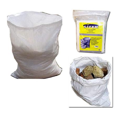 SIFER SACO ESCOMBROS RAFIA 87 GR-M2 100 X 60 PACK 10 UNDS