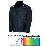 MARCA FINSROPA ABRIGO CHAQUETA SOFTSHELL HIBRIDO NEGRO L 288CSHL