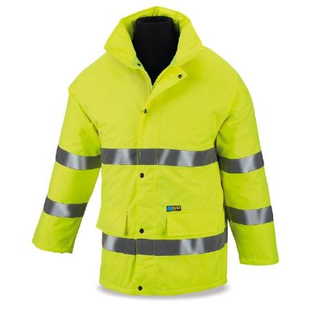 MARCA ROPA ABRIGO PARKA FLUORESCENTE AMARILLO XXXL 288PFEXXXL