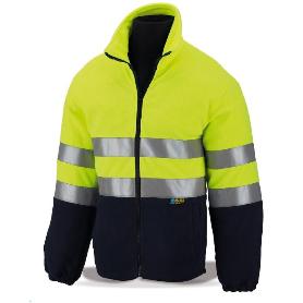 MARCA ALTA VISIBILIDAD FORRO POLAR AMARILLO AZUL L 288FPFYAMIX-L
