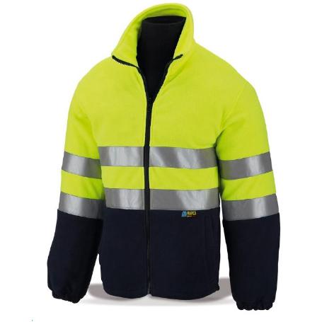 MARCA ALTA VISIBILIDAD FORRO POLAR AMARILLO AZUL XXL FPFYAMIXXXL