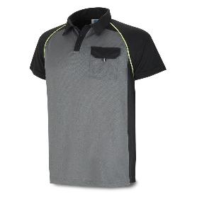 MARCA POLO M- CORTA ALTA TRANSPIRACION GRIS-NEGRO T-XL 1288PTMCG