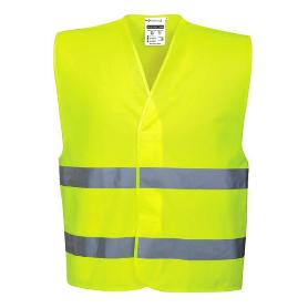 MARCA CHALECO REFLECTANTE 2 BANDA CIERRE VELCRO T-M HV714YF
