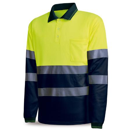 MARCA POLO MANGA LARGA ALTAVISIBILI AMARIAZUL T-M 1288PAVXLRTFAM