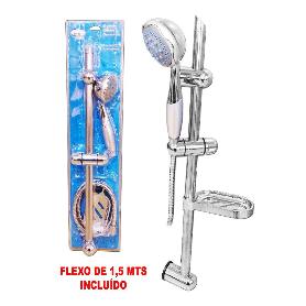 PLUVIA FINSTOCK SET DUCHA 5 POSICIONES+BARRA+JABONERA 04020600
