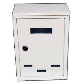 BAMBU-PLUVIA BUZON EXT.METALVERTICAL BLANCO 320X235X80 MM 38013W