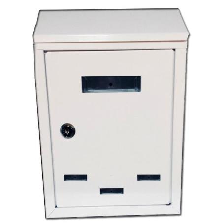 BAMBU-PLUVIA BUZON EXT.METALVERTICAL BLANCO 320X235X80 MM 38013W