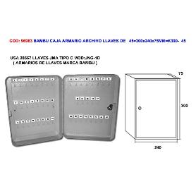 AVL CAJA ARMARIO ARCHIVO LLAVES DE   45 300X240X75MM K300-  45