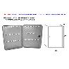 AVL CAJA ARMARIO ARCHIVO LLAVES DE   80 300X240X75MM K300-  80