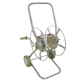 PLUVIA CARRO METAL CON RUEDAS PORTAMANGUERAS  SIN MANGUERA  5833