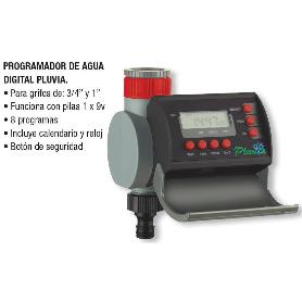 PLUVIA PROGRAMADOR RIEGO 8 PROGRAMAS DIGITAL PLSD21002