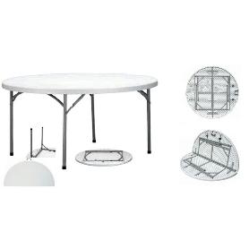 MUEBLE MESA REDONDA PLEGABLE DIAMETRO 150 CM   150X74CM WXR150