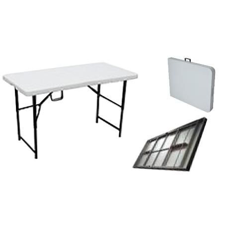 MUEBLE MESA RECTANGULAR PLEGABLE 121X61X ALTO 72 CM WX-F-122
