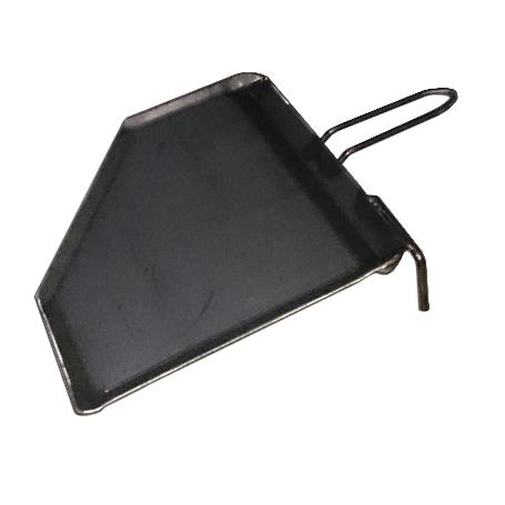 PLANCHA ASAR GIRATORIA DE ACERO 4 MM PARA CHIMENEA DE 35 X 35