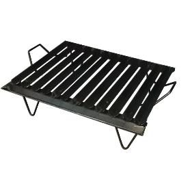 PLANCHA ASAR TIPO ARGENTINO 50 X 40 CON PATAS + VERTEGRASAS