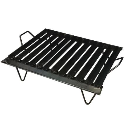 PLANCHA ASAR TIPO ARGENTINO 50 X 40 CON PATAS + VERTEGRASAS