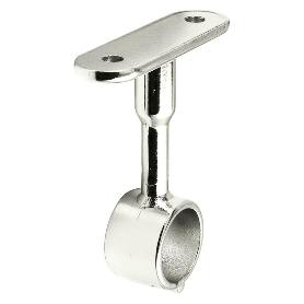 SOPORTE TUBO REDONDO Ø20 CENTRAL NIQUEL  PARA TUBO ARMARIO D19