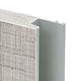 PERFIL TIRADOR ALUM.CALAS 44MM 2,60 EFECTO INOX (CAJA 2)