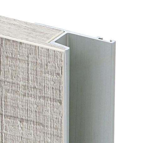 PERFIL TIRADOR ALUM.CALAS 44MM 2,60 EFECTO INOX (CAJA 2)