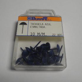 BLISTER TACHUELA 10MM  VARIOS ACABADOS COLOR TACHUELA AZUL ACAB.TACHUELA AZUL