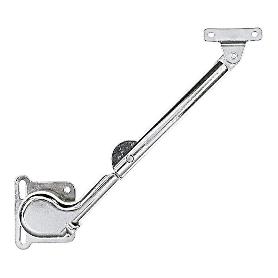 BISAGRA COMPÁS NIKA REGULABLE 600 IZQUIERDA NIQUELADO PTA.ALU  PARA PUERTA DE ALUMINIO ASCENDENTE 600SX-A