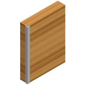 PERFIL ALUMINIO ETON PARA CANTOS 3M NATURAL  FORMA ANGULAR 9,75X9,75. VENTA POR BARRAS. (CAJA 10)