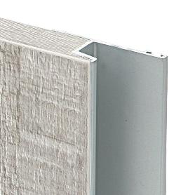 PERFIL TIRADOR ALUMINIO CALAS 50A 2,60 PLATA MATE (CAJA 6)