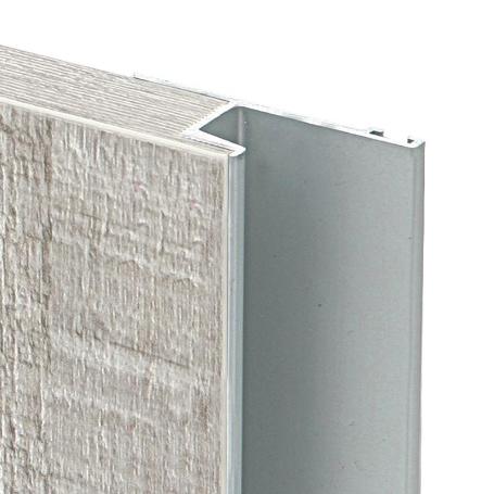 PERFIL TIRADOR ALUMINIO CALAS 50A 2,60 PLATA MATE (CAJA 6)