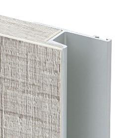 PERFIL TIRADOR ALUMINIO CALAS 44M 2,60 PLATA MATE