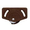 PATIN INFERIOR MARRON PARA PUERTA CORREDERA. MODELO RUMOR. CARGA MAX. 12-15KGS/PUERTA