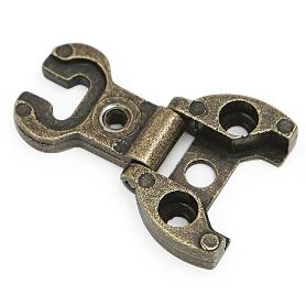 BISAGRA MUEBLE LOGO REG ACABADO ORO VIEJO