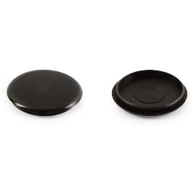 CANELA 35 TAPA EMBELLECEDOR EMBUTIR Ø35MM ACABADO NEGRO