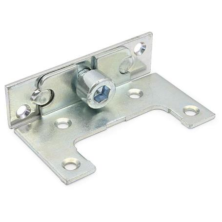 ENGANCHE LARGUERO CAMA YNKA L80 ZN- CON TORNILLO ALLEN DIN 912 M-10X16MM.