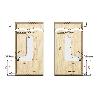 PLACAS LATERALES PARA CAMA ABATIBLE VERTICAL (HORIZONTAL DE 135 A 150)