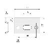 PLACA COLGADOR MUEBLE COCINA H27 L47 GALVANIZADO