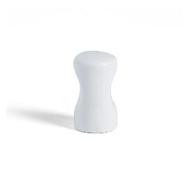 POMO ZAMAK MODELO PISA Ø14 H25 ACABADO BLANCO MATE