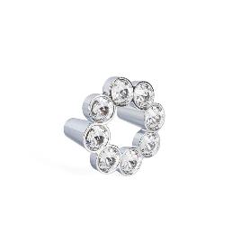 POMO ZAMAK/CRISTAL SINATRA Ø50 C32 CROMO 8 CRISTALES SWAROVSKI ORIGINAL (CAJA 25)