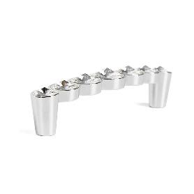 TIRADOR ZAMAK/CRISTAL SINATRA C96 CROMO 7 CRISTALES SWAROVSKI ORIGINAL