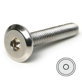 TORNILLO EMBELLECEDOR CEGAS CABEZA PLANA ALLEN M6/M8 NÍQUEL. ELEGIR LARGO. LARGO 12MM DIÁMETRO 6MM