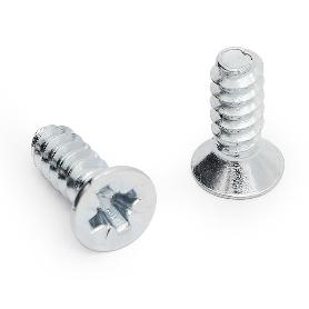 TORNILLO EURO 3,9X11 Ø6,8 CABEZA ACABADO ZINCADO (CAJA 100)