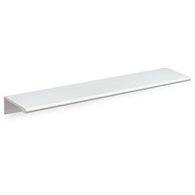 TIRADOR ALUMINIO CANTO. ACABADO PLATA MATE. ANODIZADO. ELEGIR DISTANCIA ENTRE CENTROS. DISTANCIA 224X5