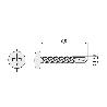 TORNILLO BROCA  ROSCA CHAPA CABEZA REDON LARG.R/CHAPA 9.5MM Ø ROSCA CHAPA 3.5MM (CAJA 500)