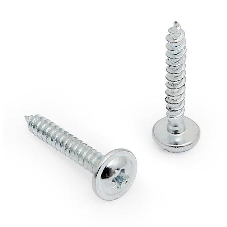 TORNILLO TIRADOR ROSCA MADERA CABEZA ANCHA ZINCADO. ELEGIR LARGO. METRICA M-3 LARGO 20MM (CAJA 100)