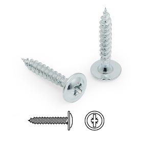 TORNILLO TIRADOR ROSCA MADERA CABEZA ANCHA ZINCADO. ELEGIR LARGO. LARGO 20MM METRICA M-3.5 (CAJA 1000)